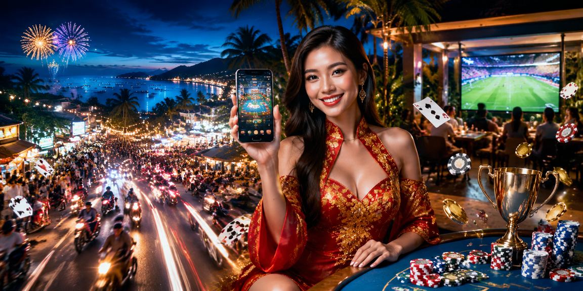 Trò chơi bài neon tại Phú Quốc – không khí giải trí High Roller đỉnh cao
